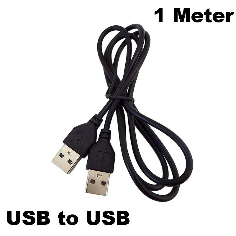 USB نوع كابل تمديد ذكر إلى ذكر ، موصل طاقة ، محول ، سلك موسع ، نقل عالي السرعة للكمبيوتر الشخصي ، خط مزامنة البيانات ، 1 متر