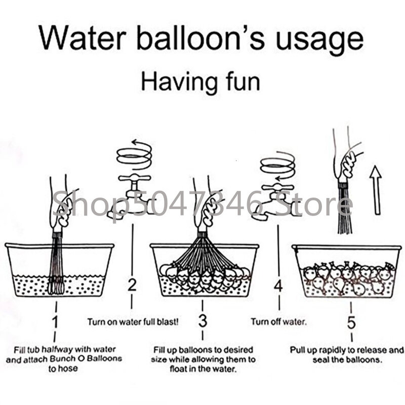 111 قطعة بالونات المياه بسرعة ملء ماجيك بانش بالونات القنابل لحظة شاطئ اللعب الصيف في الهواء الطلق مقاتلة لعب للأطفال