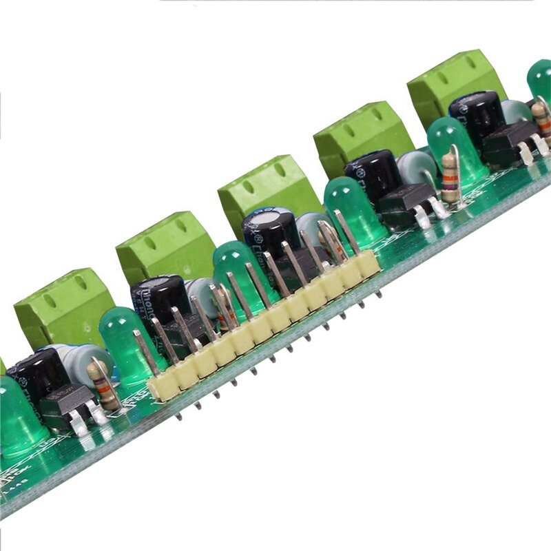 وحدة معالجات PLC ، 8 قنوات ، ، V ، AC ، Optocoupler ، MCU ، TTL