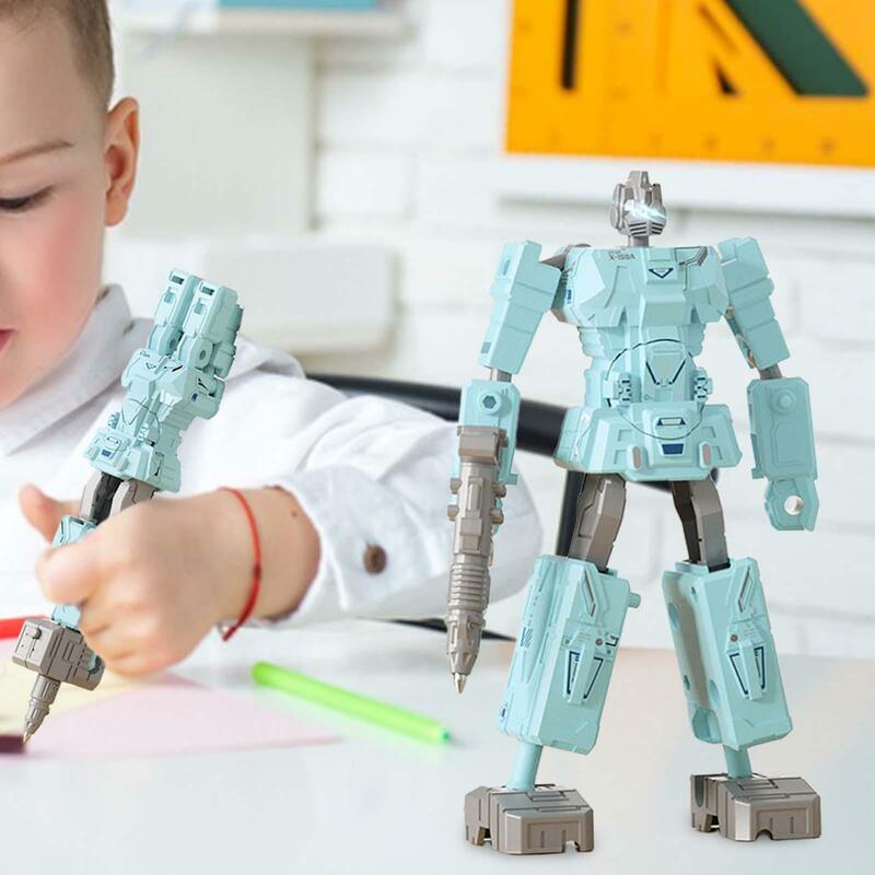 تحويل القلم الروبوتية للأطفال ، تشوه الروبوتات اللعب ، اللوازم المكتبية الإبداعية ، الفتيات والأولاد هدايا عيد ميلاد