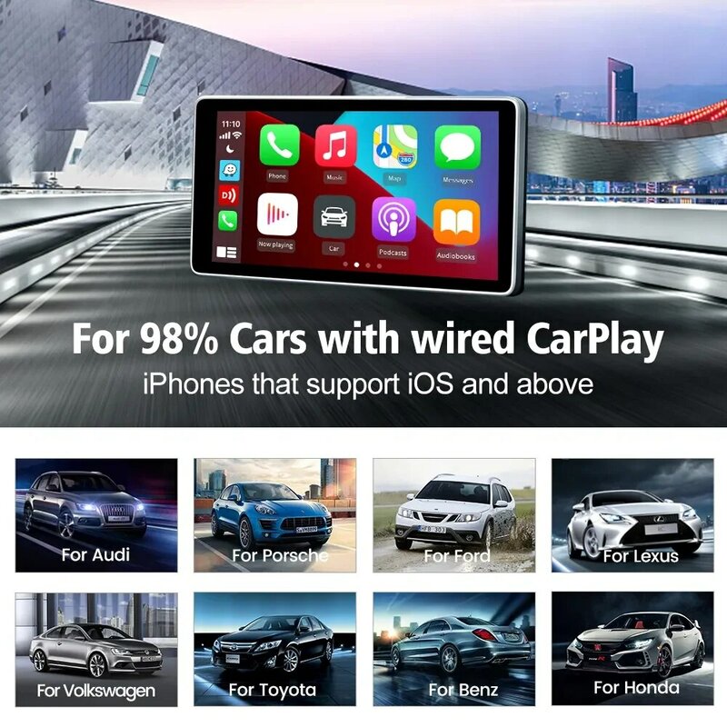 CarlinKit Dongle اللاسلكي, BT carour & our, محول لاسلكي, Android, Audi, VW, Benz, Kia, Honda, Toyota, Ford, Spotify