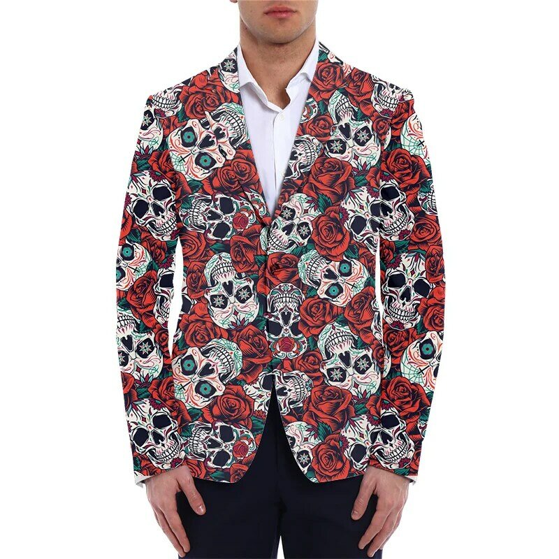 تخصيص جديد الرجال بليزر بدلة على الموضة لتقوم بها بنفسك تصميم معطف عادية سليم صالح السترة ثلاثية الأبعاد طباعة سترة الرجال دروبشيبينغ بالجملة