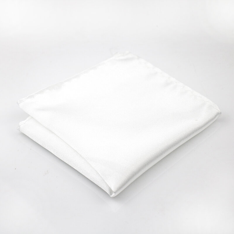 22 سنتيمتر الرجال الكلاسيكية دعوى جيب مربع ملون الصلبة الأبيض منديل فستان الكورية الصدر جيب منشفة الموضة البريطانية Hanky
