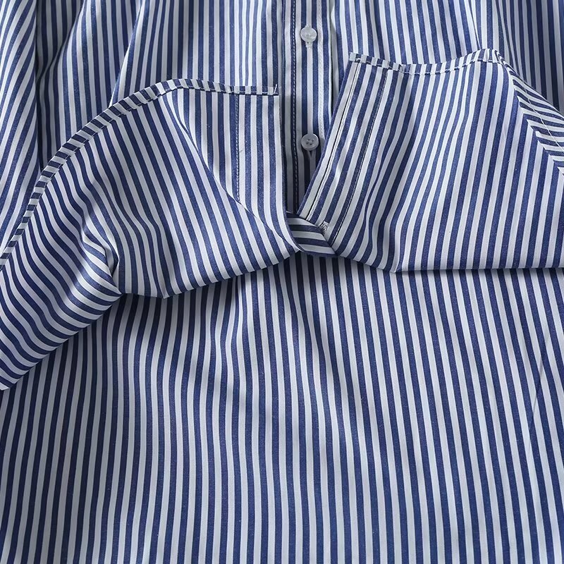 Maxdutti اليابانية بسيطة عادية مخطط قميص الركاب الرجال بلوزة بلايز