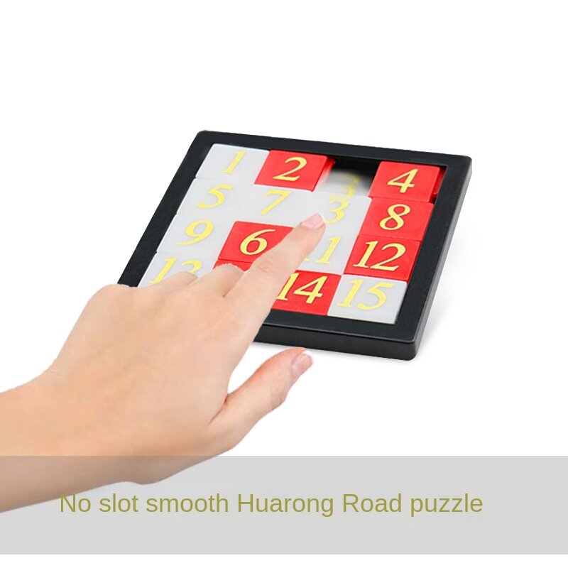 لعبة اللغز التعليم المبكر مربع لعبة الدماغ التفكير التدريب Huarong الطريق مرحلة ما قبل المدرسة اللعب لعبة انزلاق لغز الشريحة الرقمية