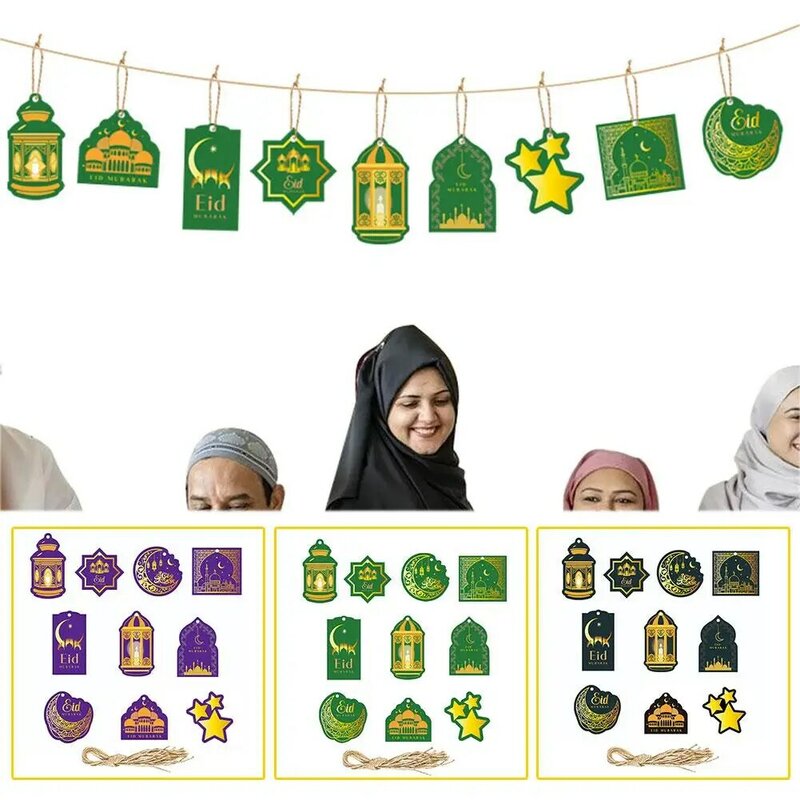 ديكور ورقي معلق لمهرجان رمضان ، دلاية منزلية ذاتية الصنع ، حفلة إسلامية إسلامية ، حرف زفاف ، عيد الفطر Suppl A9Y8 ، عبوة واحدة