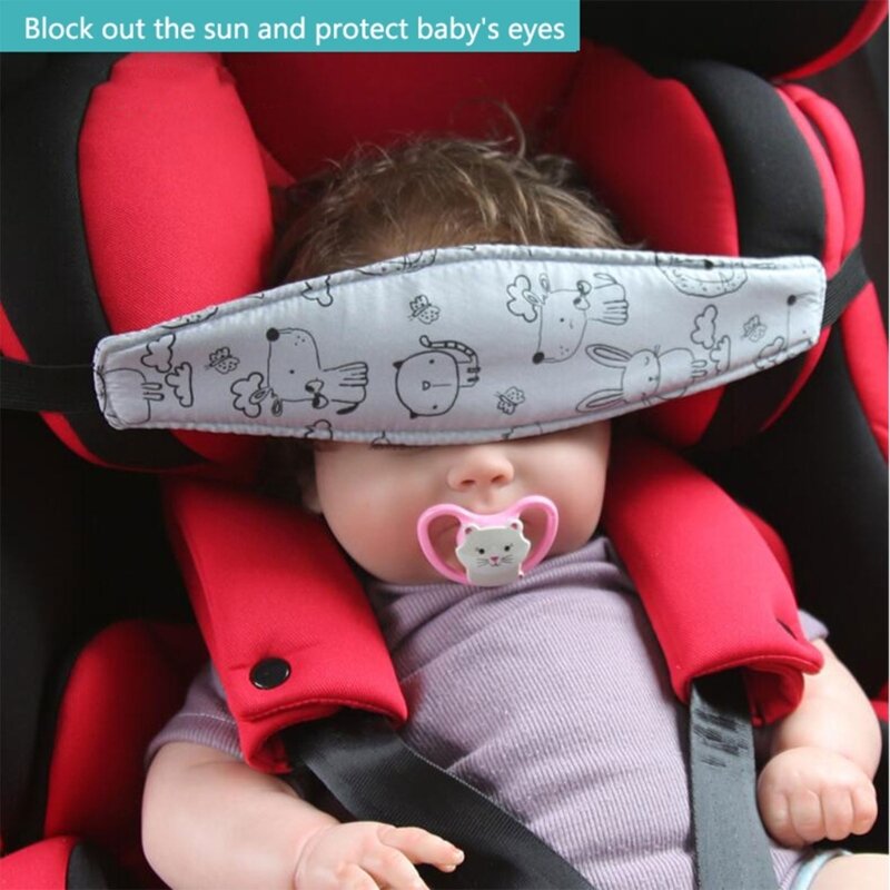 سيارة السفر دعم دعم السلامة للطفل الرضيع عربة النوم مسند الرأس العصابات قابل للتعديل QX2D