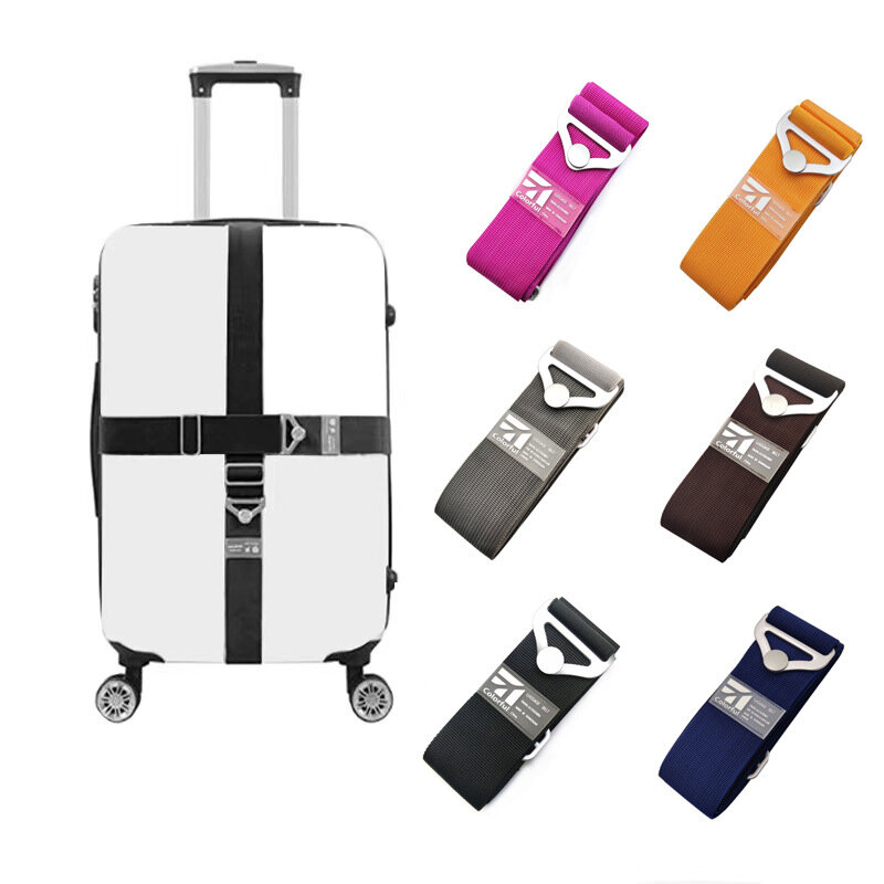 الأمتعة حقيبة قفل مشبك حزام ، اكسسوارات السفر ، يمكن تعديلها 168-200 سنتيمتر ، صندوق الأمتعة تحديد حزام ، من الضروري