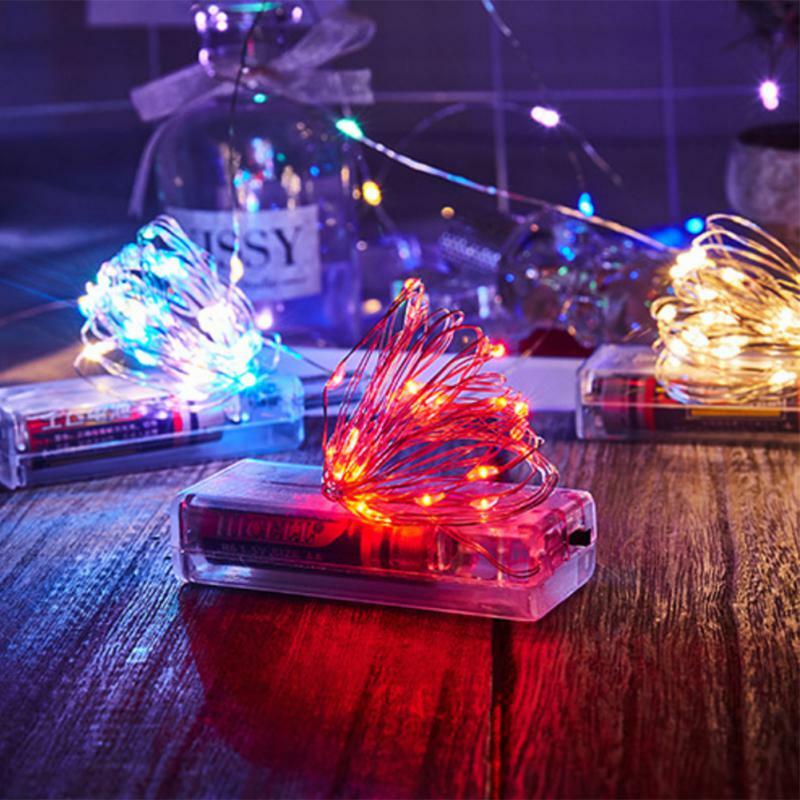 أضواء سلسلة LED تعمل بالبطارية لشجرة عيد الميلاد ، إكليل خرافية ، إضاءة عطلة ، ديكور حفلات الزفاف ، 30 LEDs