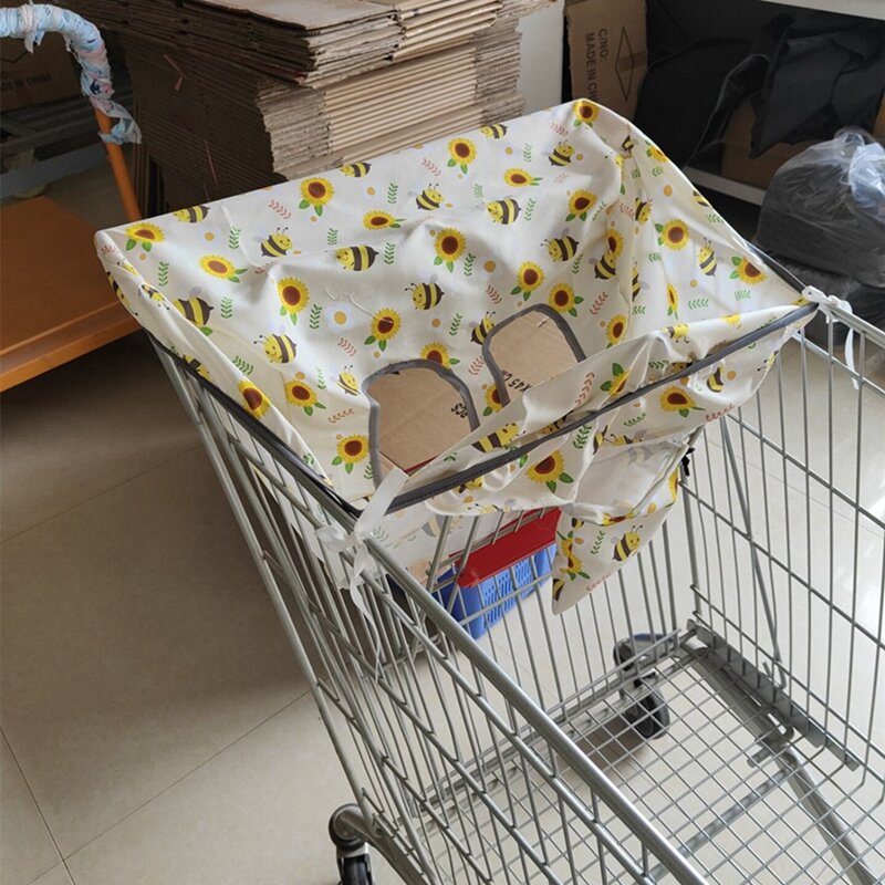 الطفل مكافحة القذرة غطاء مقعد ، سوبر ماركت الرضع البقالة عربة التسوق وسادة ، وسادة مقعد السفر للأطفال ، وسادة الاطفال المحمولة