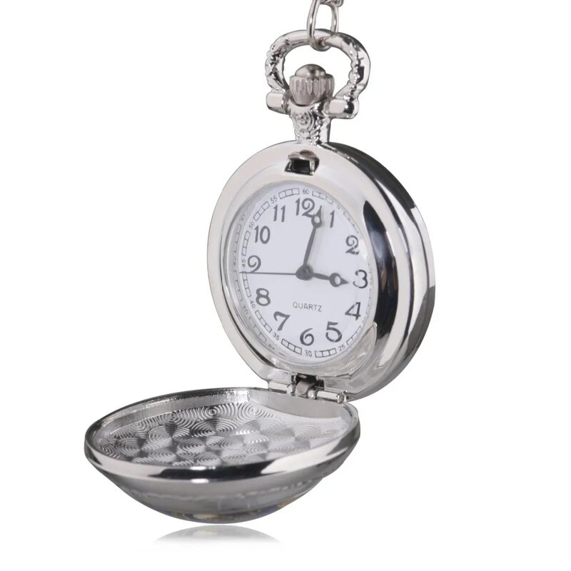 موضة جديدة الذئب ساعة جيب كوارتز شخصية قلادة قلادة الرجال مشاهدة النساء ساعة relojes دي bolsillo reloj hombre