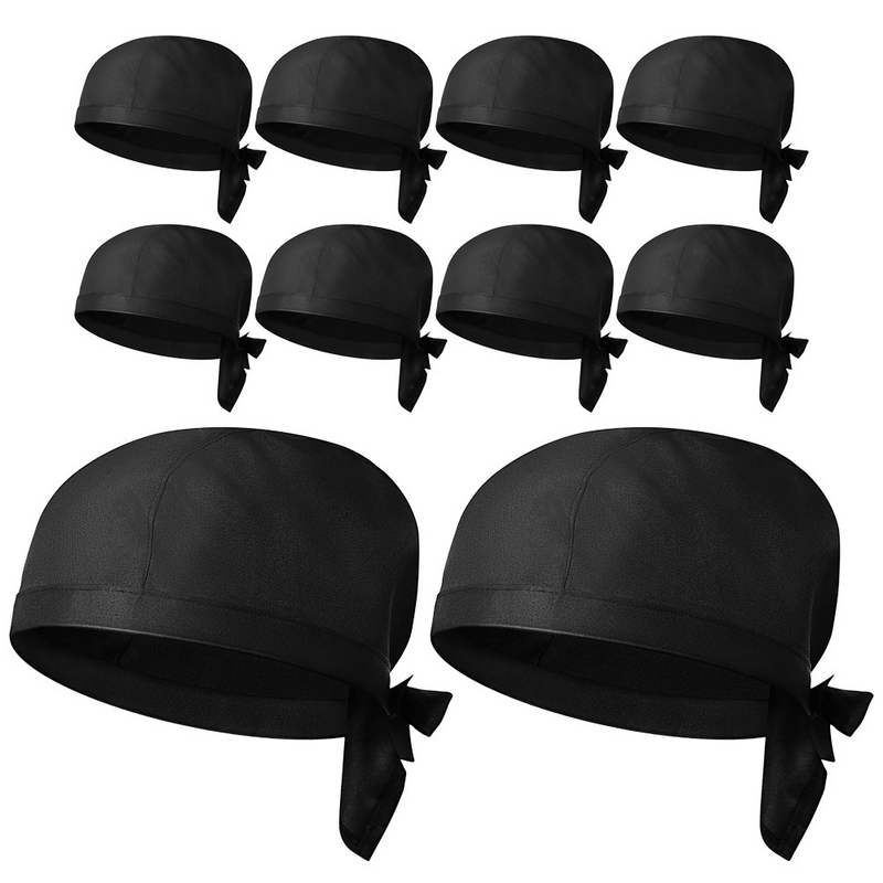 قبعة طاه قطنية قابلة للتعديل للرجال والنساء ، قبعة النادل ، الفنادق والمطاعم ، 10 *