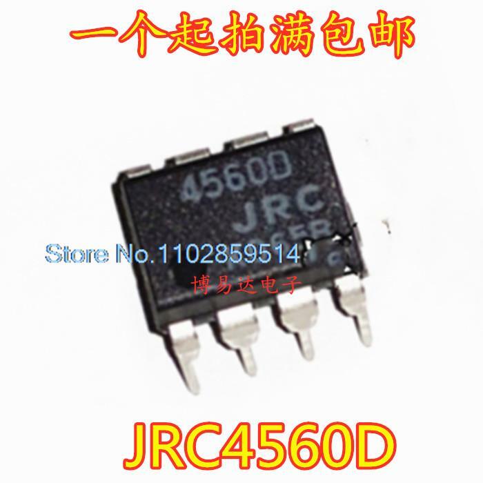20 قطعة/الوحدة NJM4560D 4560D JRC4560D DIP8 IC
