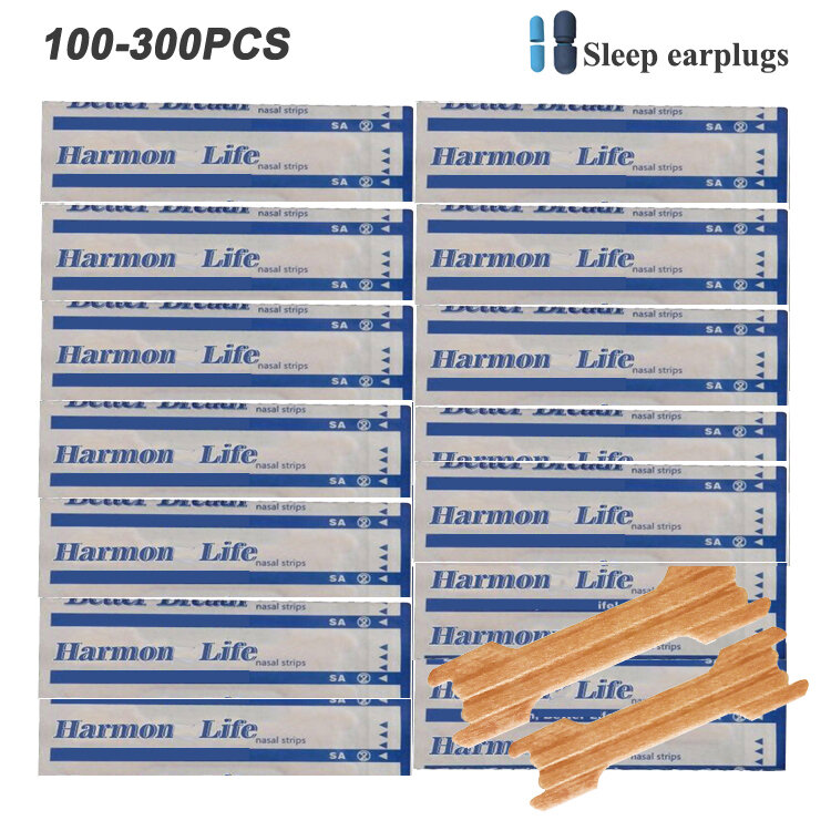 100-300 قطعة التنفس شرائط الأنف الحق المعونة وقف الشخير الأنف التصحيح جيد النوم التصحيح المنتج أسهل التنفس نمط عشوائي
