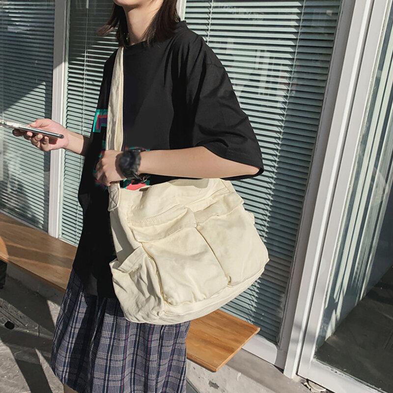 حقيبة كتف متعددة الأغراض للفتيات ، حقيبة كروس بودي بوليستر ، حقيبة يد مكتبية