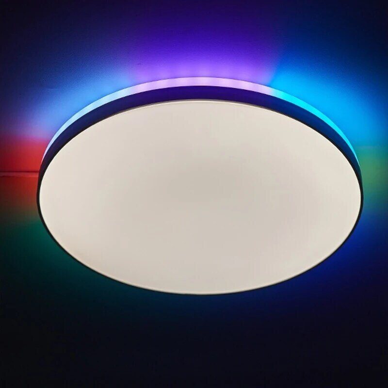 تويا-مصباح سقف ذكي ، إضاءة خلفية RGB LED ، إضاءة ملونة ، جهاز تحكم عن بعد ، تطبيق عاكس للضوء ، منزل ذكي