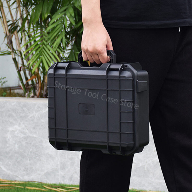 مقاوم للماء الصلب حمل حقيبة عدة أدوات مع الإسفنج صندوق تخزين حامي السلامة المنظم الأجهزة أدوات تأثير مقاومة