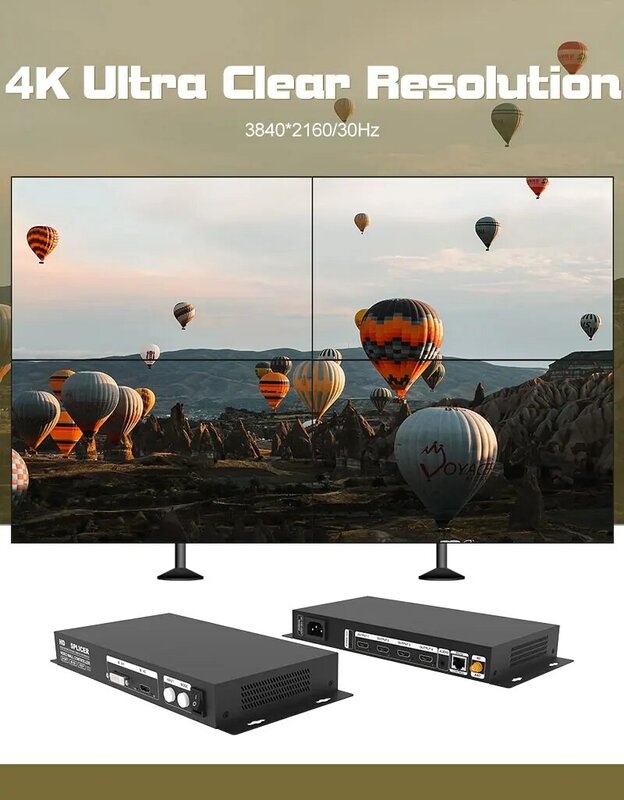 AMS HVS-C4 جهاز الربط الفيديو عالية الوضوح واجهة متعددة وضع الخائن HDCP شاشات متعددة جهاز الربط 4K * 2K شاشات LED في الهواء الطلق