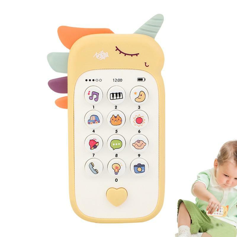 1 قطعة الطفل الهاتف لعبة الهاتف الموسيقى أسلم التعليم المبكر ألعاب تعليمية للأطفال مواد ذات جودة الصحة والسلامة