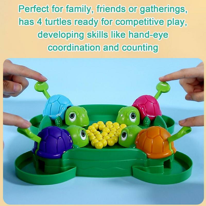بكمان مجلس لعبة السلاحف الأكل ألعاب للأطفال الصغار الوالدين والطفل التفاعلية ألعاب تعليمية السلاحف الأكل مجلس لعبة Hungry