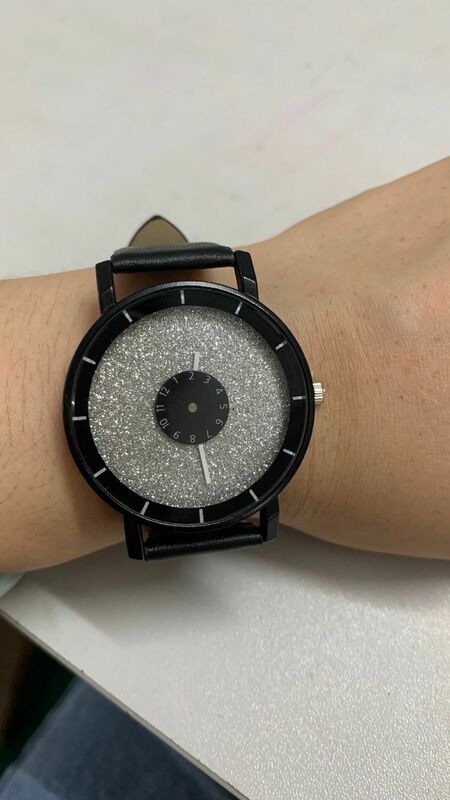 الموضة التجارة الخارجية الأكثر مبيعا نجمة الدوار ساعة نسائية كوارتز حزام ساعة معصم