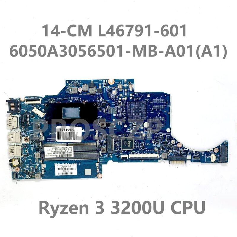 لوحة رئيسية للوحة حصان ، Ryzen 3 200u CPU ، لاب توب ، mother aكانتري ، 6050305650-mb-a01 (A1) ، تم اختبارها