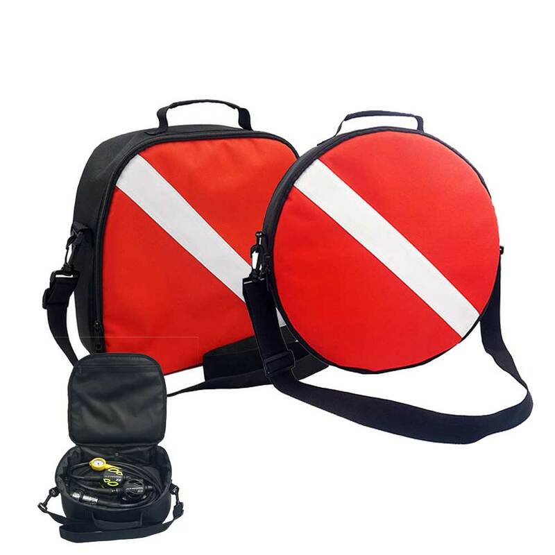 أكسفورد القماش الغوص منظم حمل حقيبة مع استنزاف ثقب سستة إغلاق واقية في الهواء الطلق معدات مربع