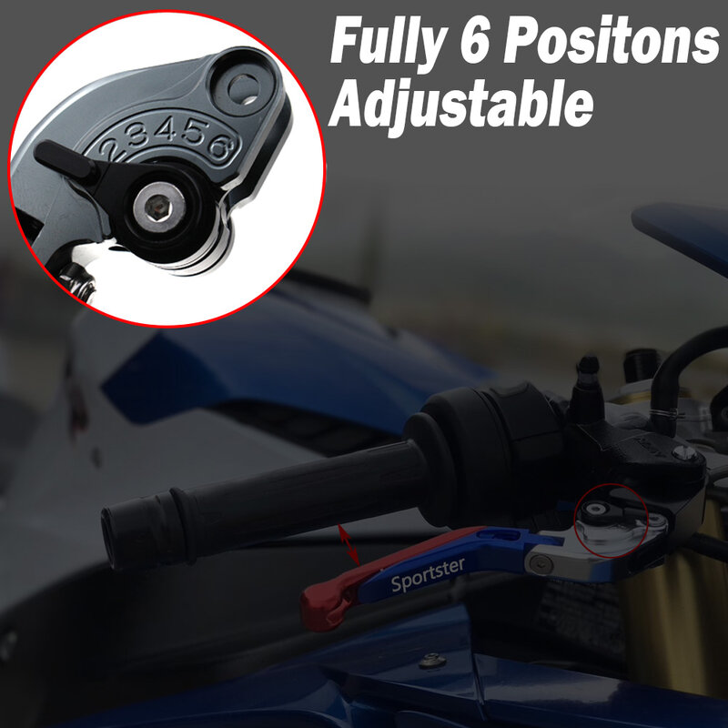 جديد قطع غيار الدراجات النارية باستخدام الحاسب الآلي 6 سرعات قابل للتعديل قابل للطي الفرامل مخلب رافعة ل سبورتر S 1250 RH1250 RH 1250 2021 202