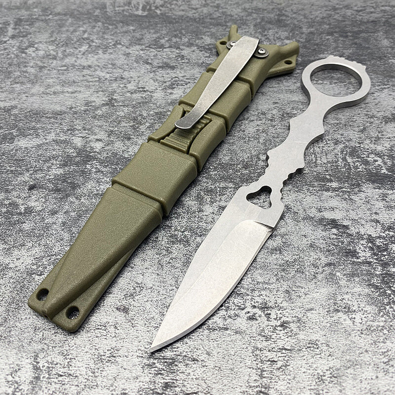 أدوات BM 176 للتخييم ذات نصل ثابت سكين صغير مستقيم للبقاء على قيد الحياة مزود بجيب أدوات EDC لإنقاذ الحياة