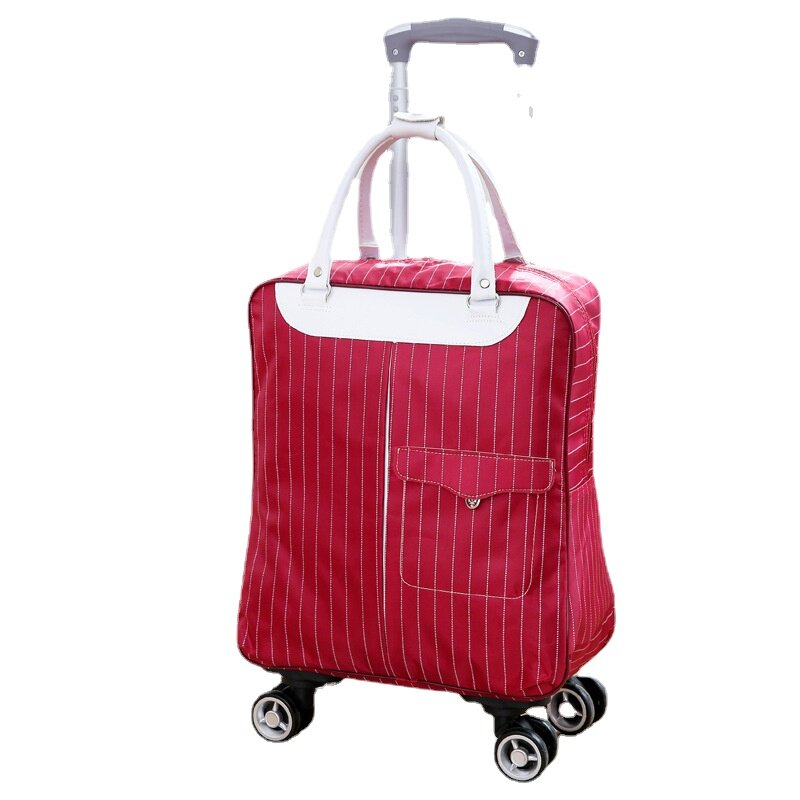 حقيبة سفر لمسافات قصيرة بسعة كبيرة ، حقيبة عالمية لقضيب السحب بعجلات للنساء ، وظيفة حقيبة ظهر للطلاب ، جديدة
