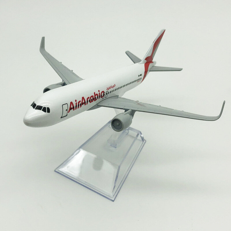 نموذج طائرة من سبيكة الخطوط الجوية العربية ، 16 ، صندوق ألوان ، تغليف مستقل ، ألعاب أطفال