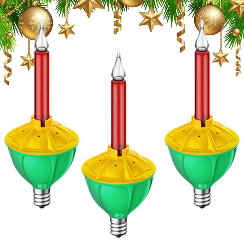 أضواء فقاعات عيد الميلاد التقليدية متعددة الألوان ، أضواء السوائل الموضة القديمة
