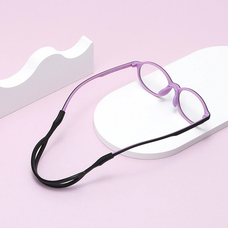 نظارات شمسية سيليكون مع حزام سيليكون قابل للتعديل للأطفال ، عصابة رأس مريحة ، تناسب آمن