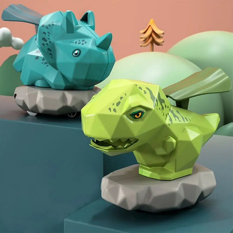 لعبة ديناصور بلاستيكية مبتكرة للأطفال ، ضغط ديناصور ، جديد ، يختتم ، كرتون ، لعبة أطفال