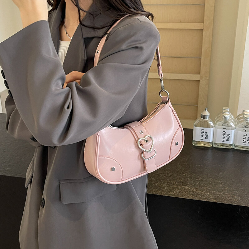 تصميم حزام حقائب الكتف تحت الإبط للنساء ، Y2K ، الأزياء الكورية ، اتجاه الإناث ، حقيبة كروس صغيرة ، حقائب يد وحقائب نسائية ،