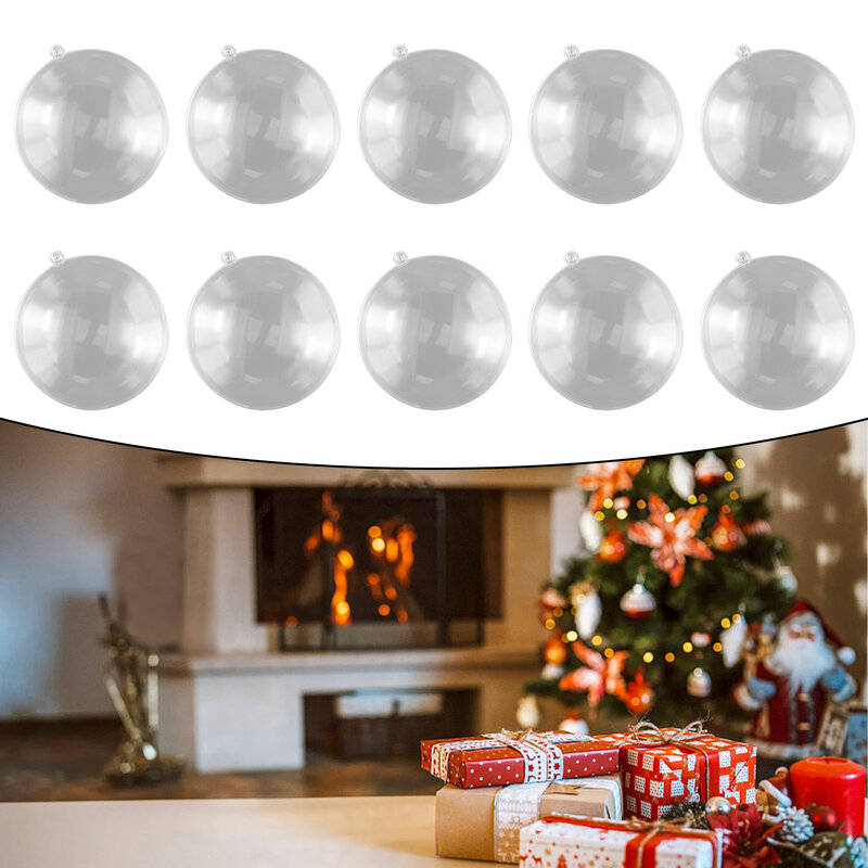 كرة مسطحة شفافة قابلة للملء لديكور المنزل ، حلوى الزفاف ، صورة فطائر عيد الميلاد ، زخرفة أفكار تصنعها بنفسك ، حلي للحديقة ، صندوق هدايا للمجوهرات ، 10: VA