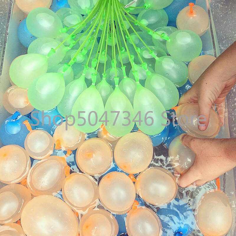 111 قطعة بالونات المياه عبوة الملء مضحك الصيف في الهواء الطلق لعبة بالون المياه القنابل الصيف الجدة الكمامة لعب للأطفال