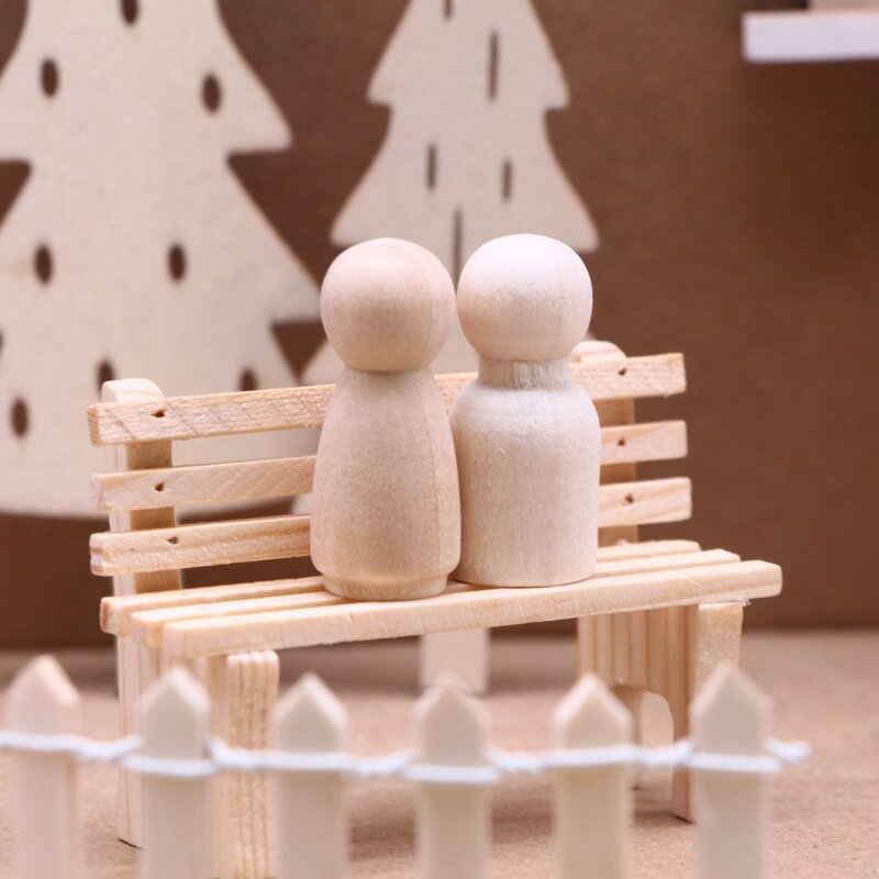 نموذج مشهد مصغر باب بيت الدمى ، ديكور عيد الميلاد ، الثلج ، شجرة صغيرة ، سياج ، سلم ، مكنسة ، ألعاب خرافية ، 1 Set