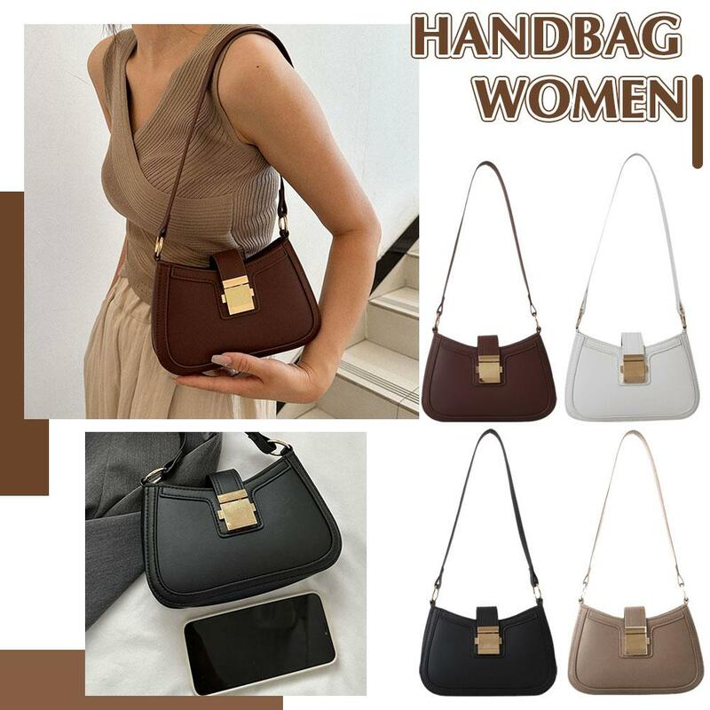 حقائب اليد البسيطة للنساء ، حقيبة يد عتيقة عصرية ، حقائب صغيرة ، حقيبة كتف صغيرة عادية ، موضة جديدة ، رائجة البيع ، Z8W1