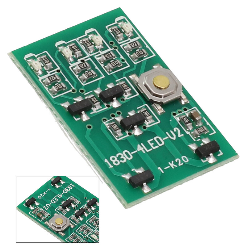 لوحة دائرة حماية شحن PCB ، لوحة دوائر LED لبطارية ليثيوم أيون BL1830 ، قطع غيار أدوات كهربائية ، 1.