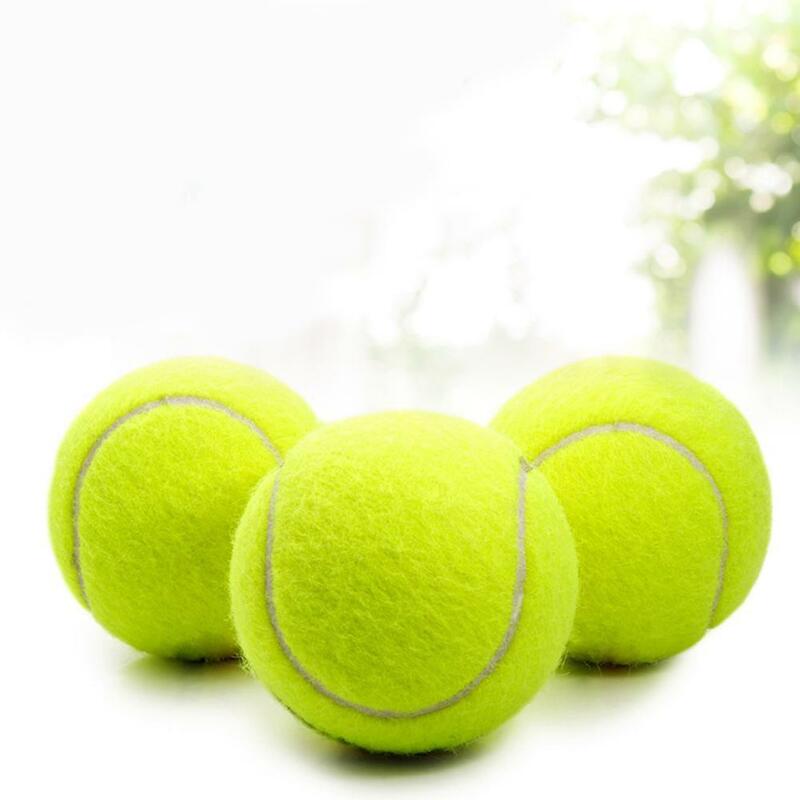 كرات كيميائية عالية الارتداد من الألياف ، كرات عالية المرونة تدريب التنس للكلاب ، تدريب التنس ، 3
