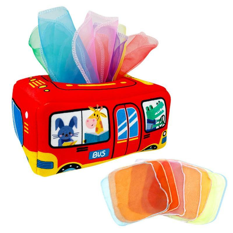 مونتيسوري لعب الاطفال الأنسجة صندوق الطفل التعليمية تعلم النشاط الحسية لعبة للأطفال الاصبع ممارسة لعبة طفل لعبة