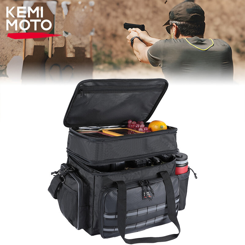 KEMiMOTO-حقيبة مجموعة مسدس ناعمة مع 3 حالات مسدس فردية ، تكتيكية ، قابلة للتوسيع ، طبقة مزدوجة ، صيد ، اطلاق النار