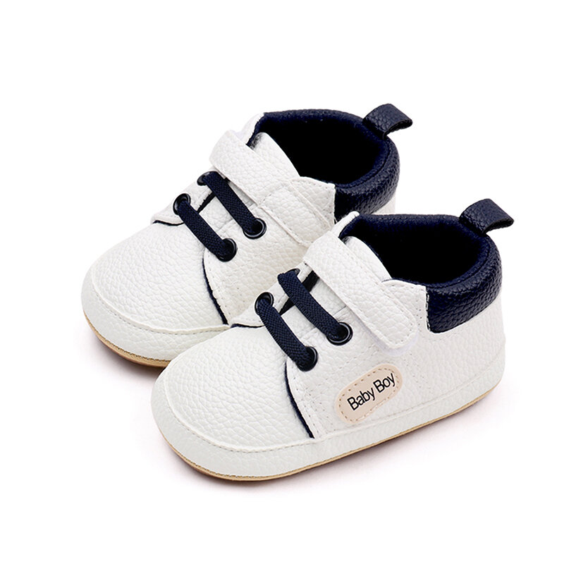 SCEINRET-أحذية رياضية كاجوال للأطفال الصغار ، أحذية مشي جيدة التهوية للأطفال حديثي الولادة ، أحذية مسطحة بطباعة حروف ، ألوان متباينة