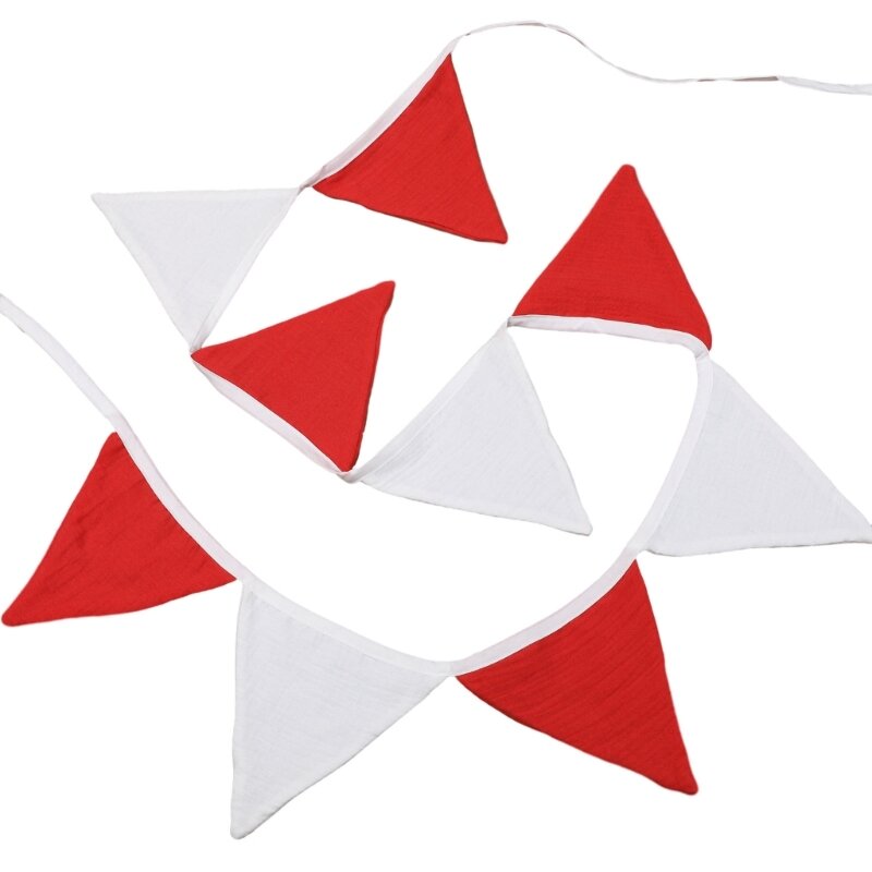 مثلث على شكل سحب العلم لافتات سرير جدار ديكور ديكور هدية مدروسة دروبشيبينغ