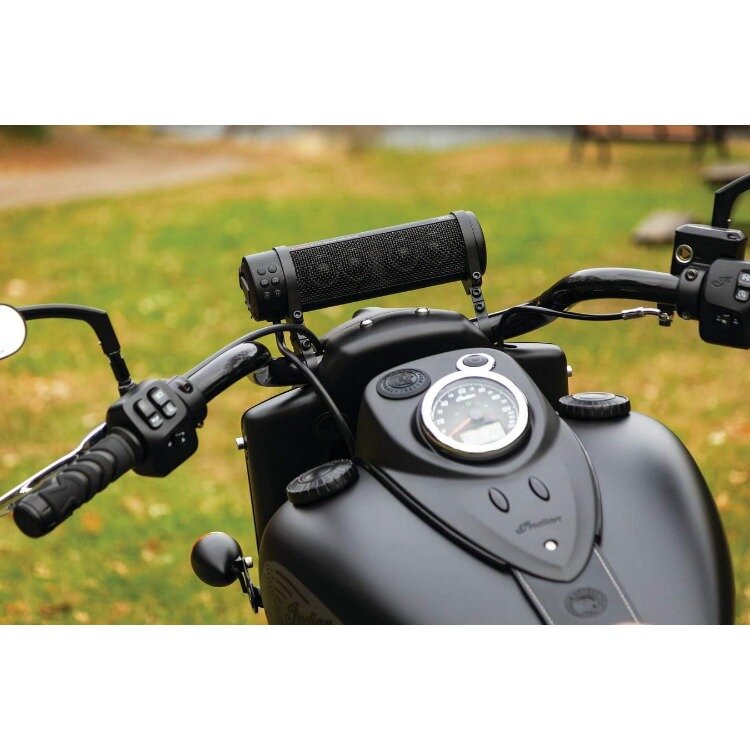 Kuryakyn-مكبرات صوت مثبتة على مقود الدراجات النارية ، شريط صوت مقاوم للطقس بلس ، رعد MTX Road ، * W ، * *