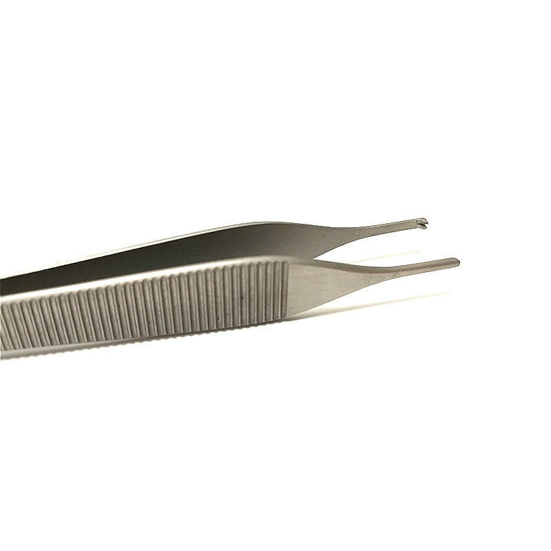 ADSON Forcep الفولاذ المقاوم للصدأ جراحة التجميل الملقط 12.5 سنتيمتر الأنسجة الملقط ضمادة طبية الملقط العرض 2.0 مللي متر مع 1*2 هوك