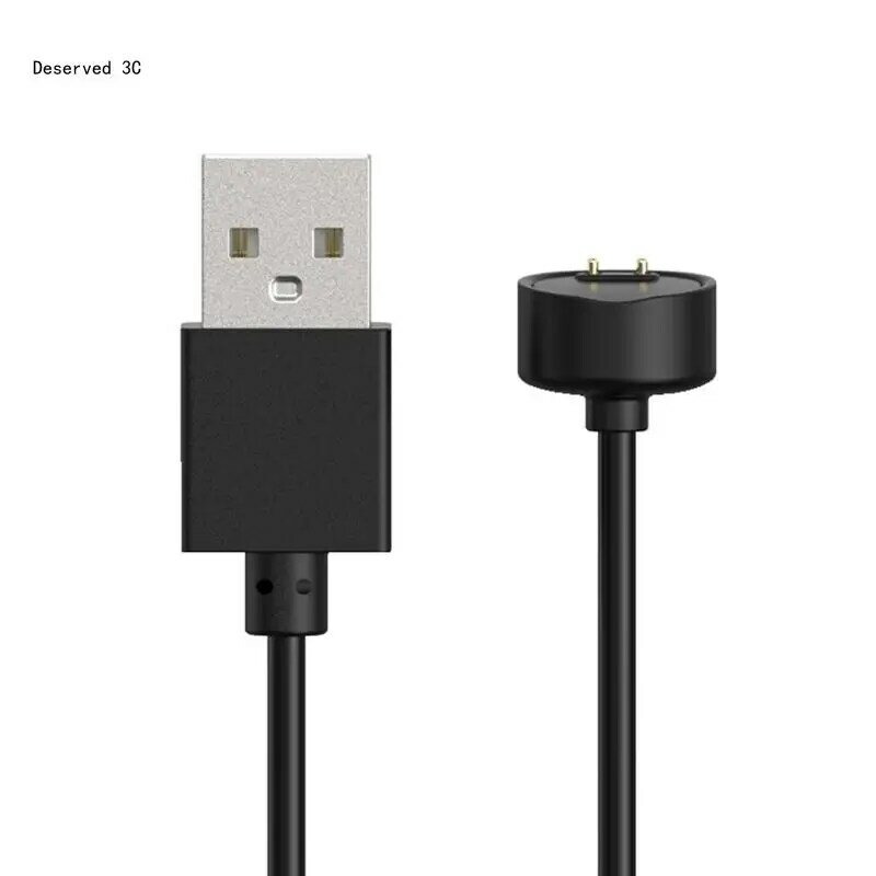 USB كابل شحن الحبل سلك المحمولة ل MiBand 5 6 7 محول الشحن المغناطيسي ل Miband 5 6 7 سوار تهمة الحبل