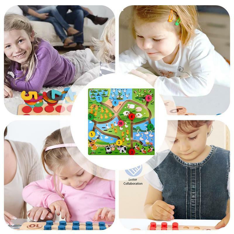 لعبة لوح مباراة خشبية للأطفال ، الفرز ، التعليم ، الشكل ، القدرة المعرفية ، لعبة للأطفال