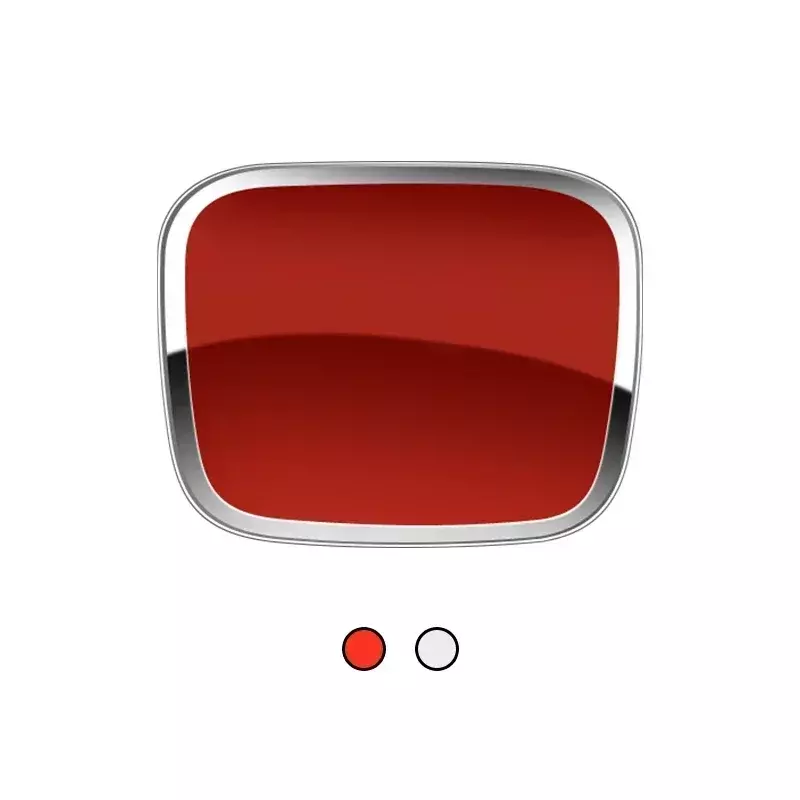 شعار سيارة ABS ثلاثي الأبعاد لهوندا ، شواية الرأس الأمامي ، غطاء محرك السيارة ، مصد الذيل الخلفي ، صندوق السيارة ، إكسسوارات السيارات الحمراء